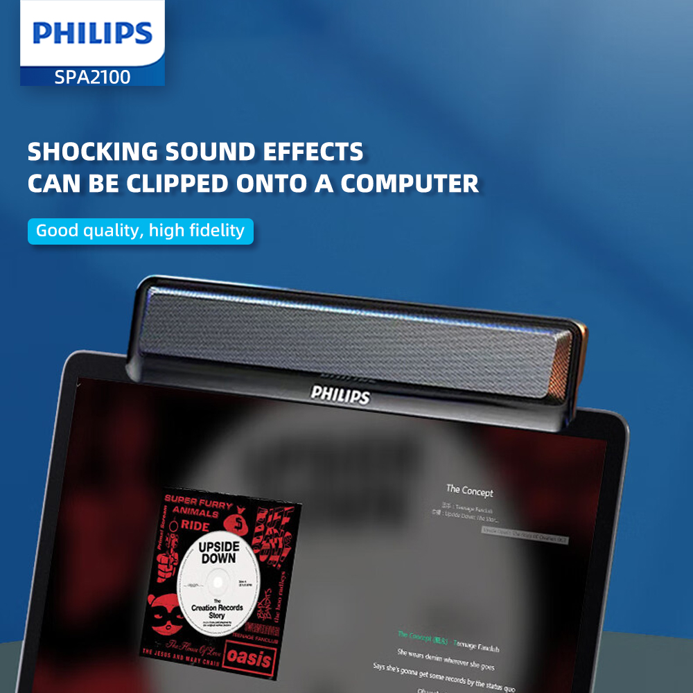 Home Cinema Philips - Philips SPA 2100 SoundBar Backrest Portable