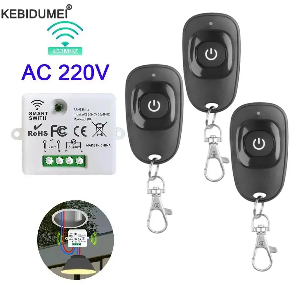 Home Cinema Compact - 433Mhz Universal Wireless Remote Control Switch