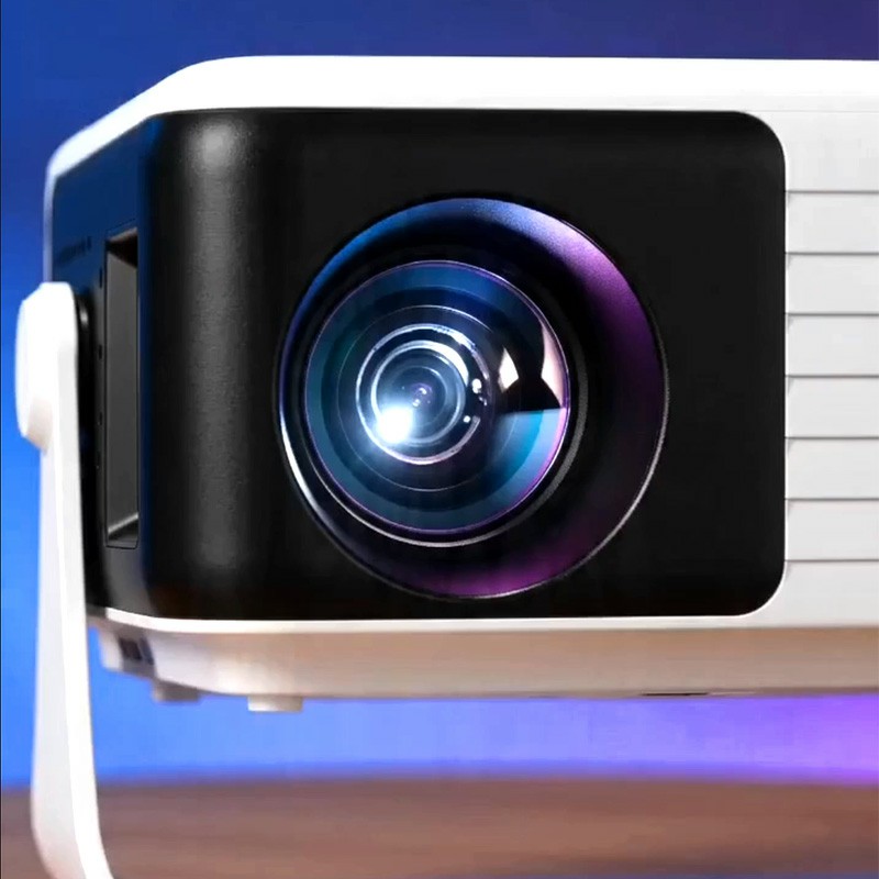 Home Cinema Compact - LED Projector Y3 Support iPhone Wired