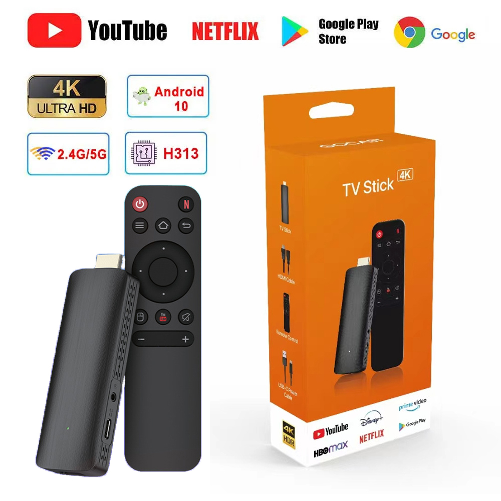 H313 TV Stick HDR Set Top OS 4 – обзор и цена 4K Media Player