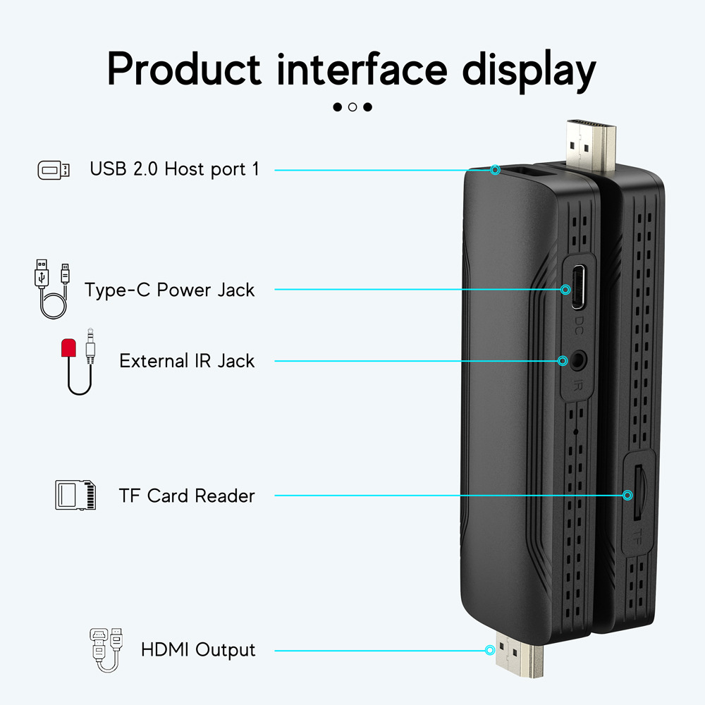 H313 TV Stick HDR Set Top OS 4 – обзор и цена 4K Media Player