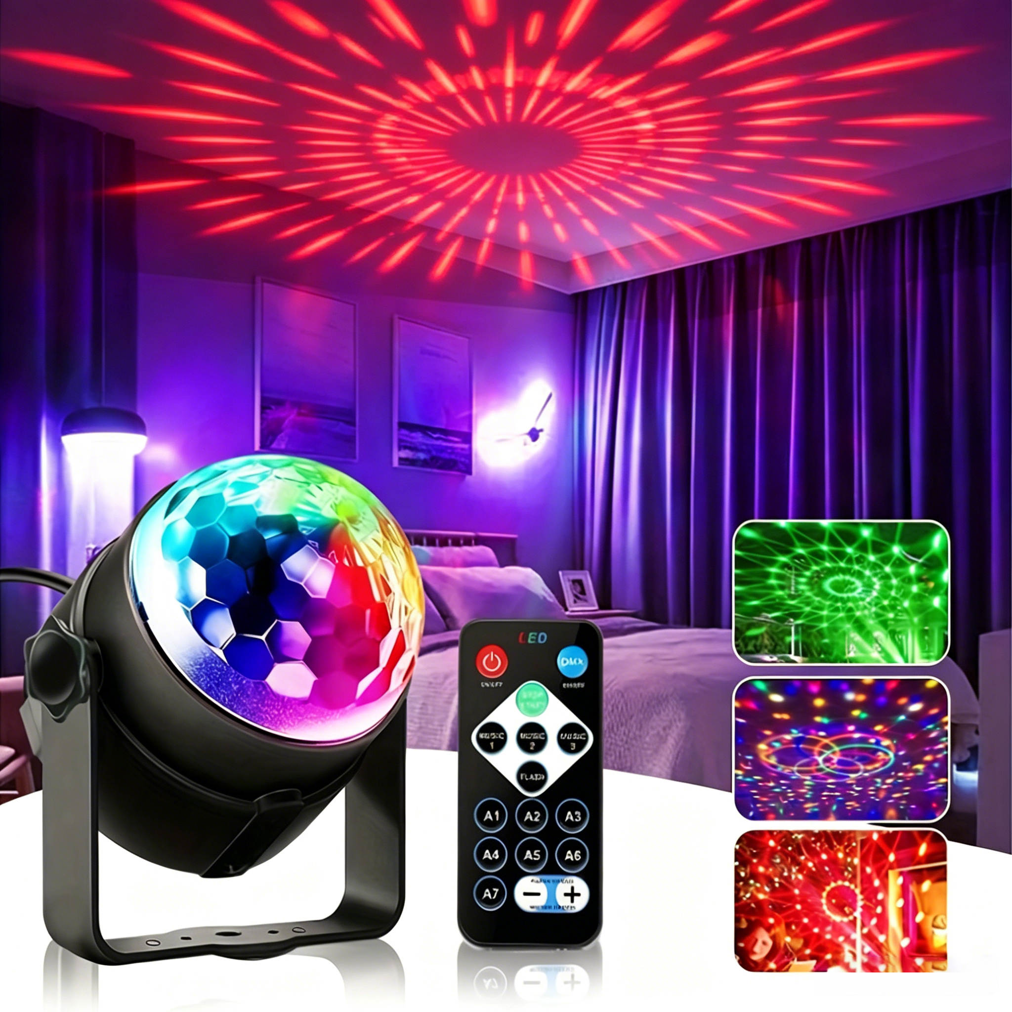 7 Colors Disco Ball Stage Ligh – обзор и цена Home Cinema Room