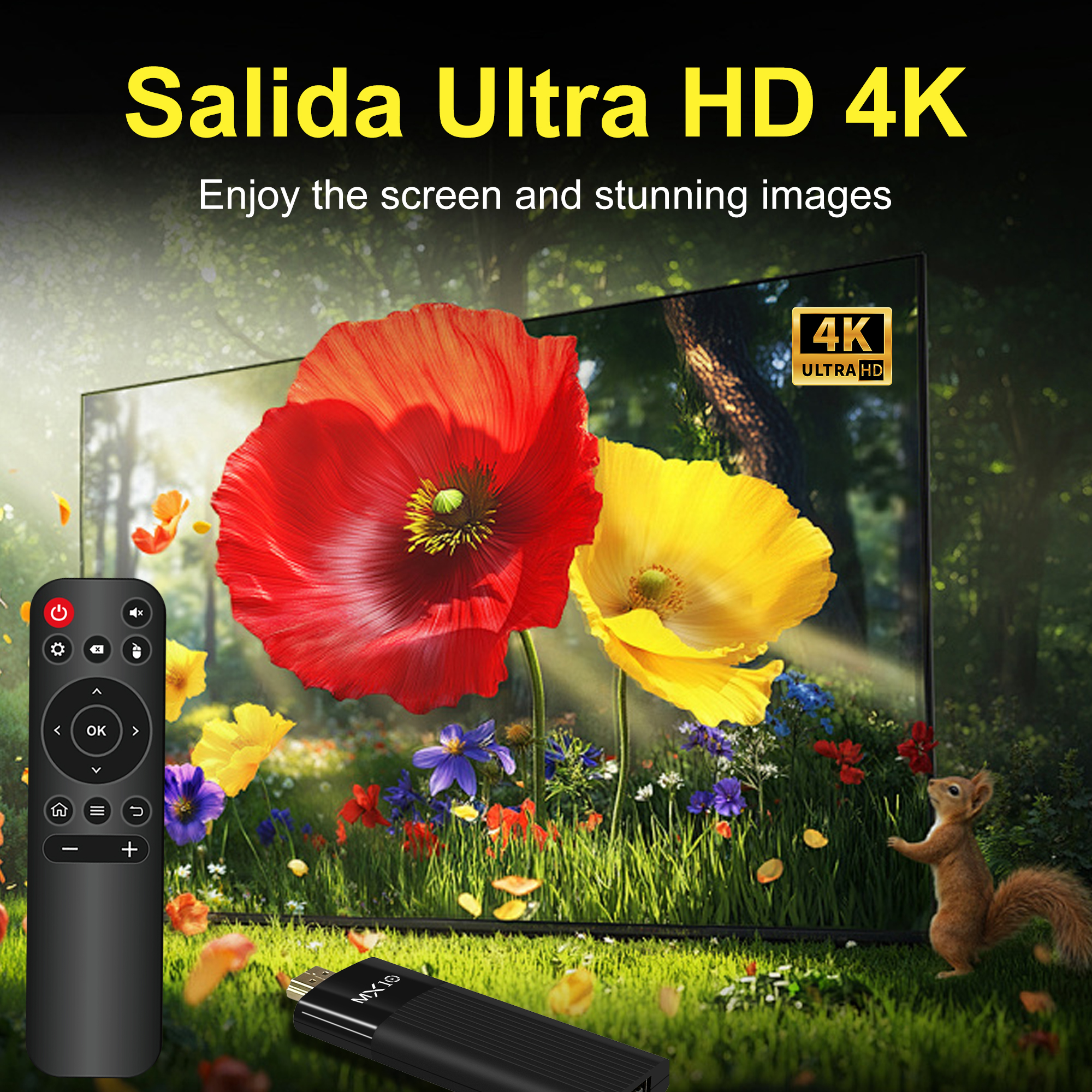 Versión en vivo de Android 14  – обзор и цена 4K Media Player