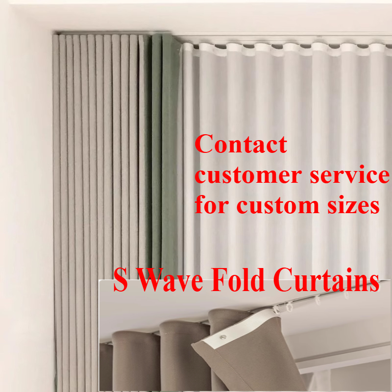 Custom Size S Wave Fold Curtai – обзор и цена Blackout Curtain Thick