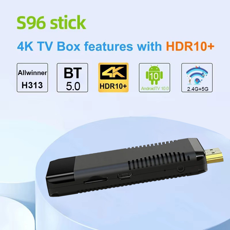 S96 TV Stick AllWinner H313 Du – обзор и цена 4K Media Player