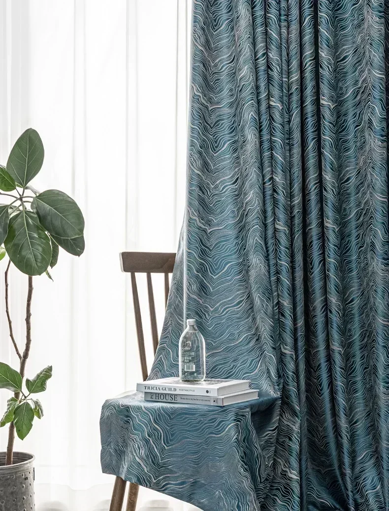 High-Precision Texture Jacquar – обзор и цена Blackout Curtain Thick