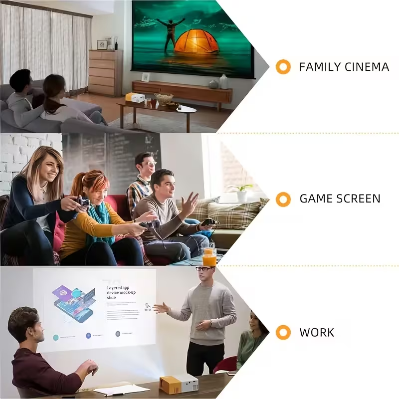 Compact LED Portable Projector – обзор и цена Home Cinema Compact