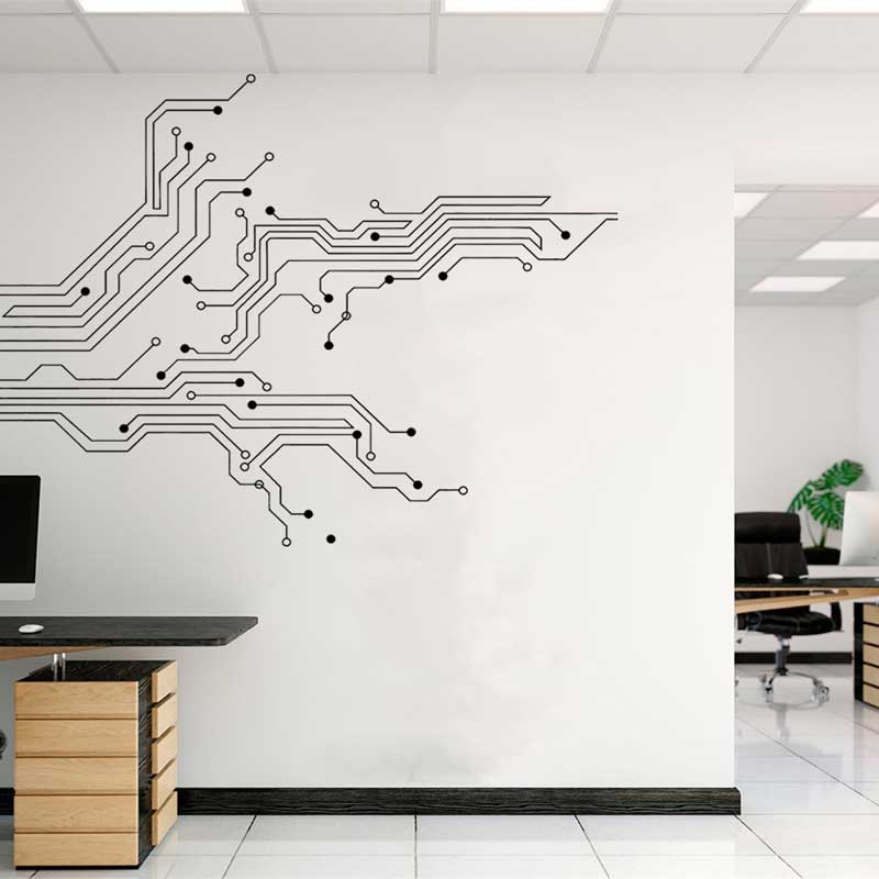 Technology Circuit Board Wall  – обзор и цена Home Cinema Room
