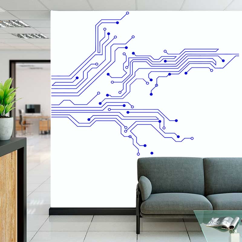 Technology Circuit Board Wall  – обзор и цена Home Cinema Room