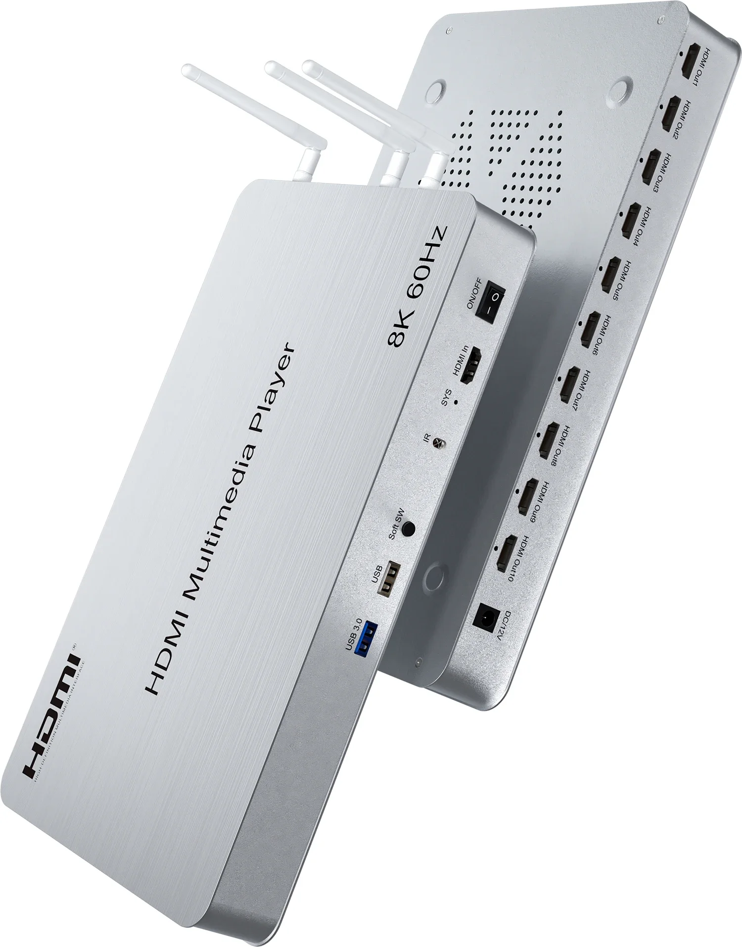 H.265 8K 60Hz 10 Port HDMI Med – обзор и цена 4K Media Player