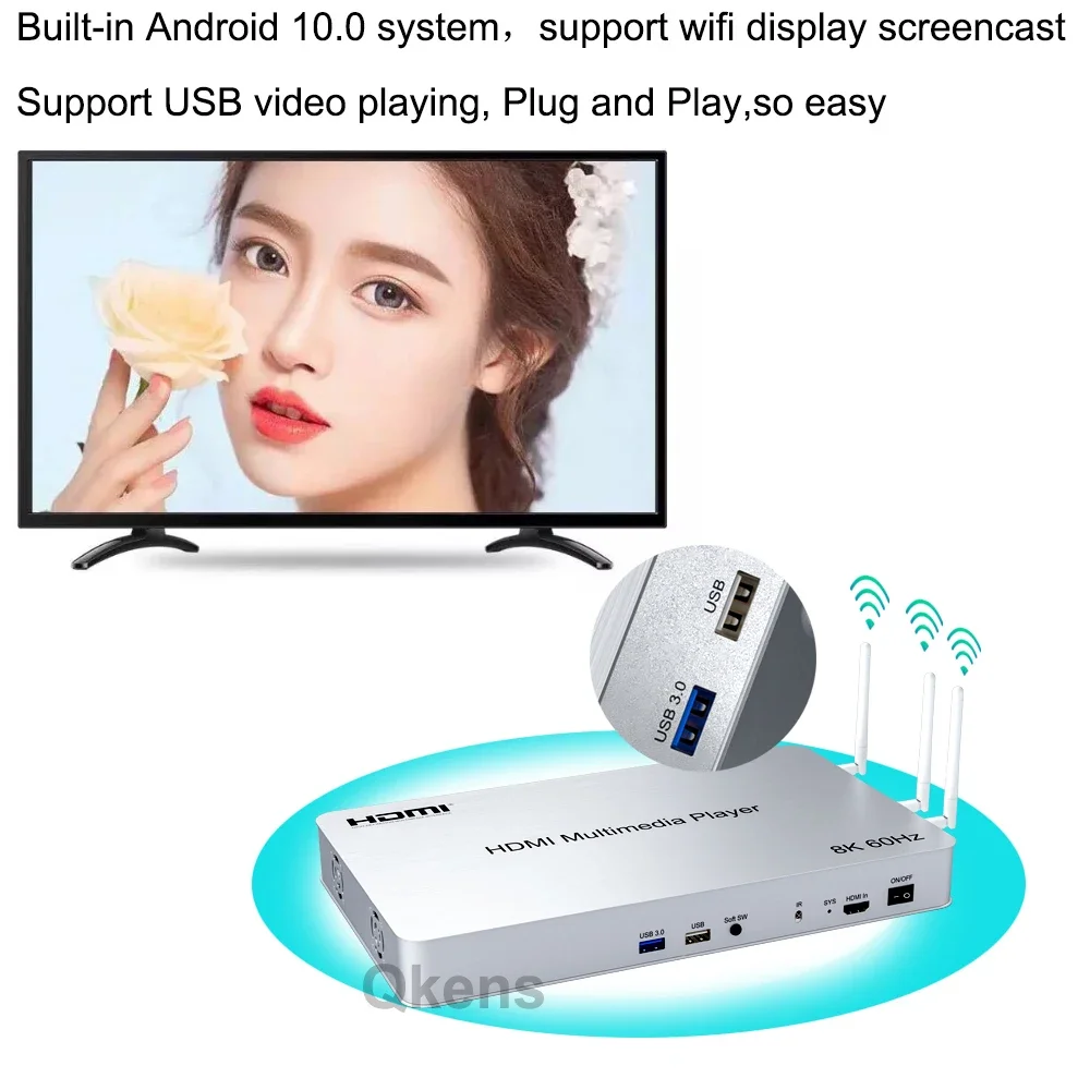 H.265 8K 60Hz 10 Port HDMI Med – обзор и цена 4K Media Player