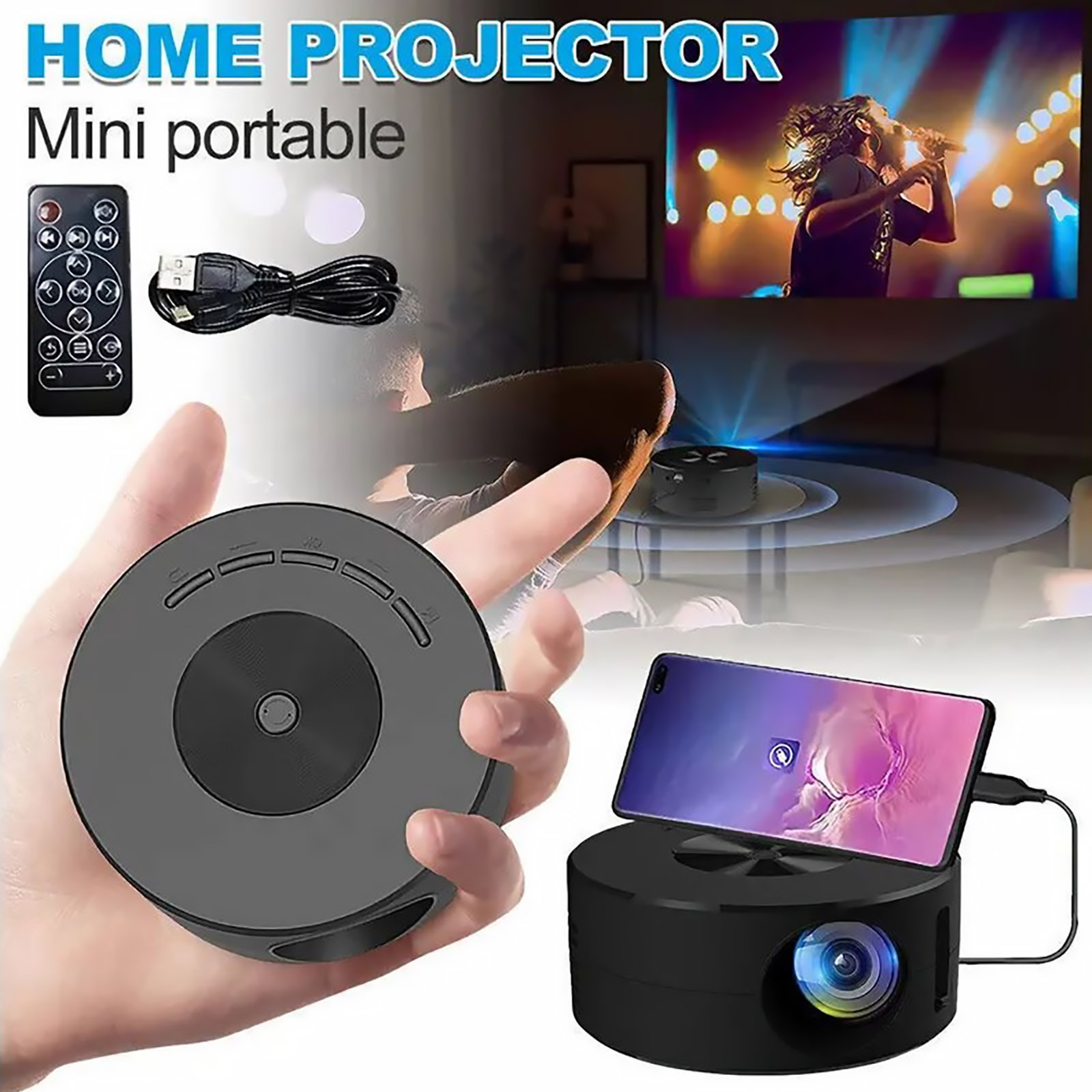 HD 1080P Mini Portable Project – обзор и цена Home Cinema Compact