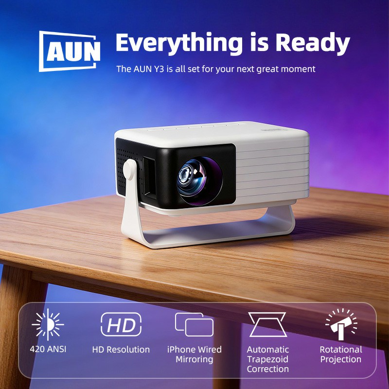 AUN Y3 MINI Projector Home The – обзор и цена Home Cinema Compact