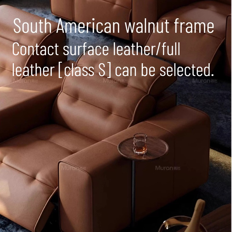 Top-grain Leather Electric Sof – обзор и цена Home Cinema Room Size