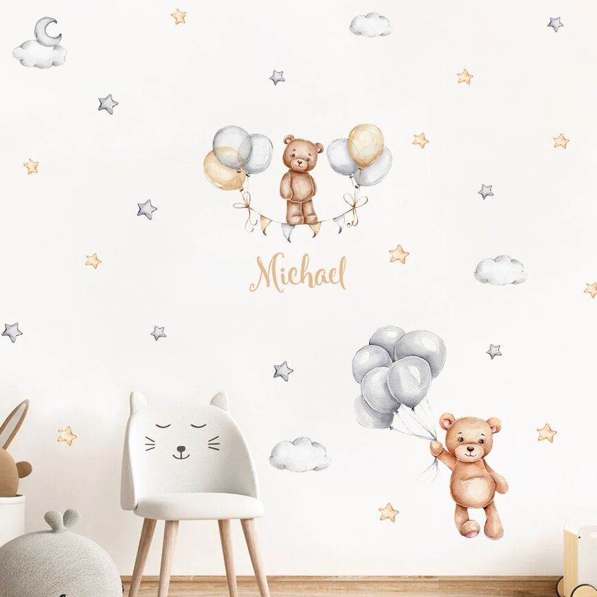 Custom Baby Name Bear Balloons – обзор и цена Home Cinema Room