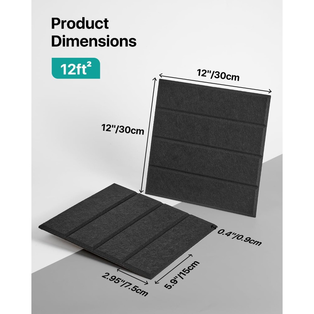30x30cm 12 Packs Self-Adhesive – обзор и цена Home Cinema Room