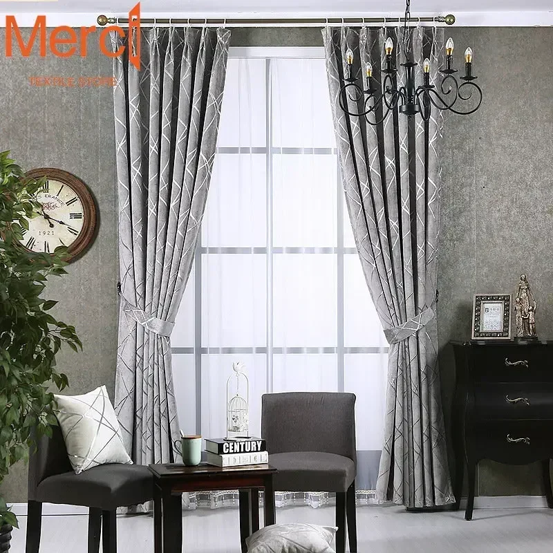 Modern Curtains for Living Din – обзор и цена Blackout Curtain Thick