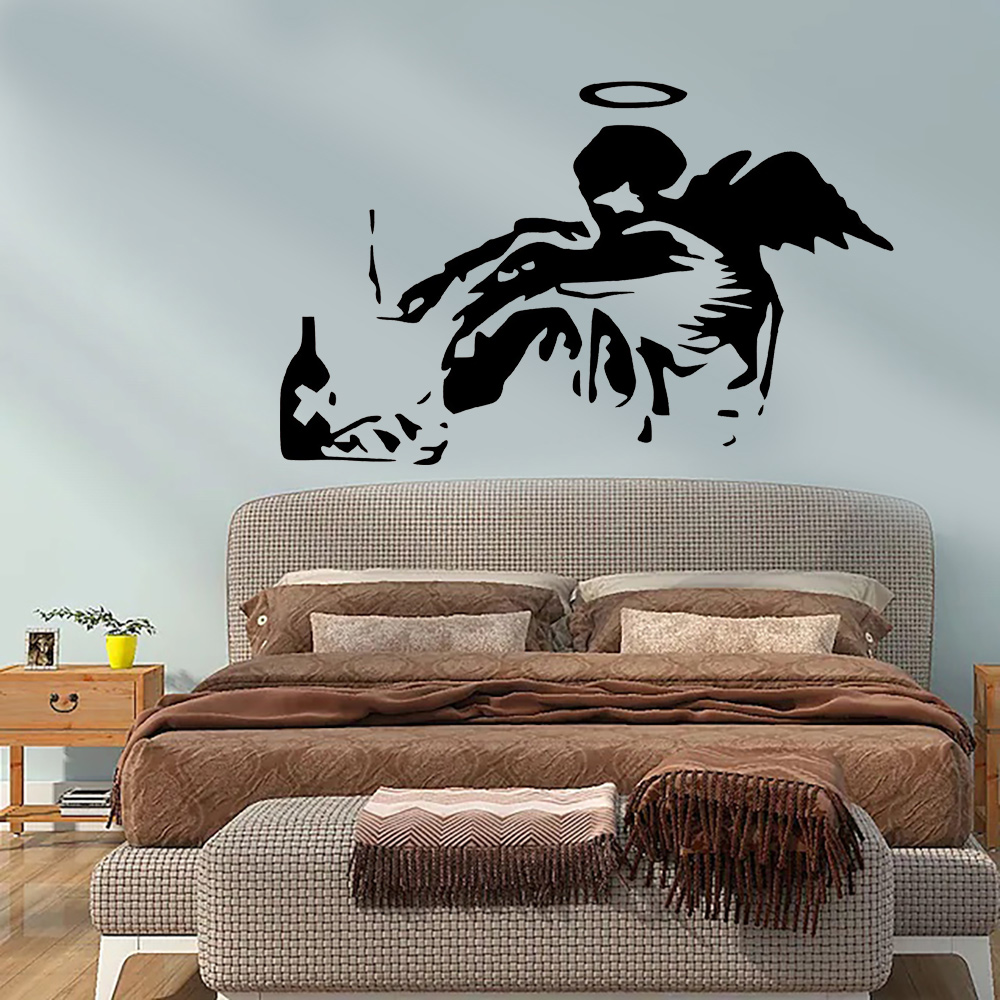Banksy Fallen Angel Graffiti W – обзор и цена Home Cinema Room