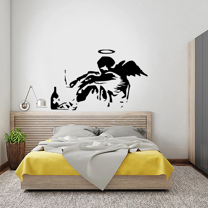 Banksy Fallen Angel Graffiti W – обзор и цена Home Cinema Room