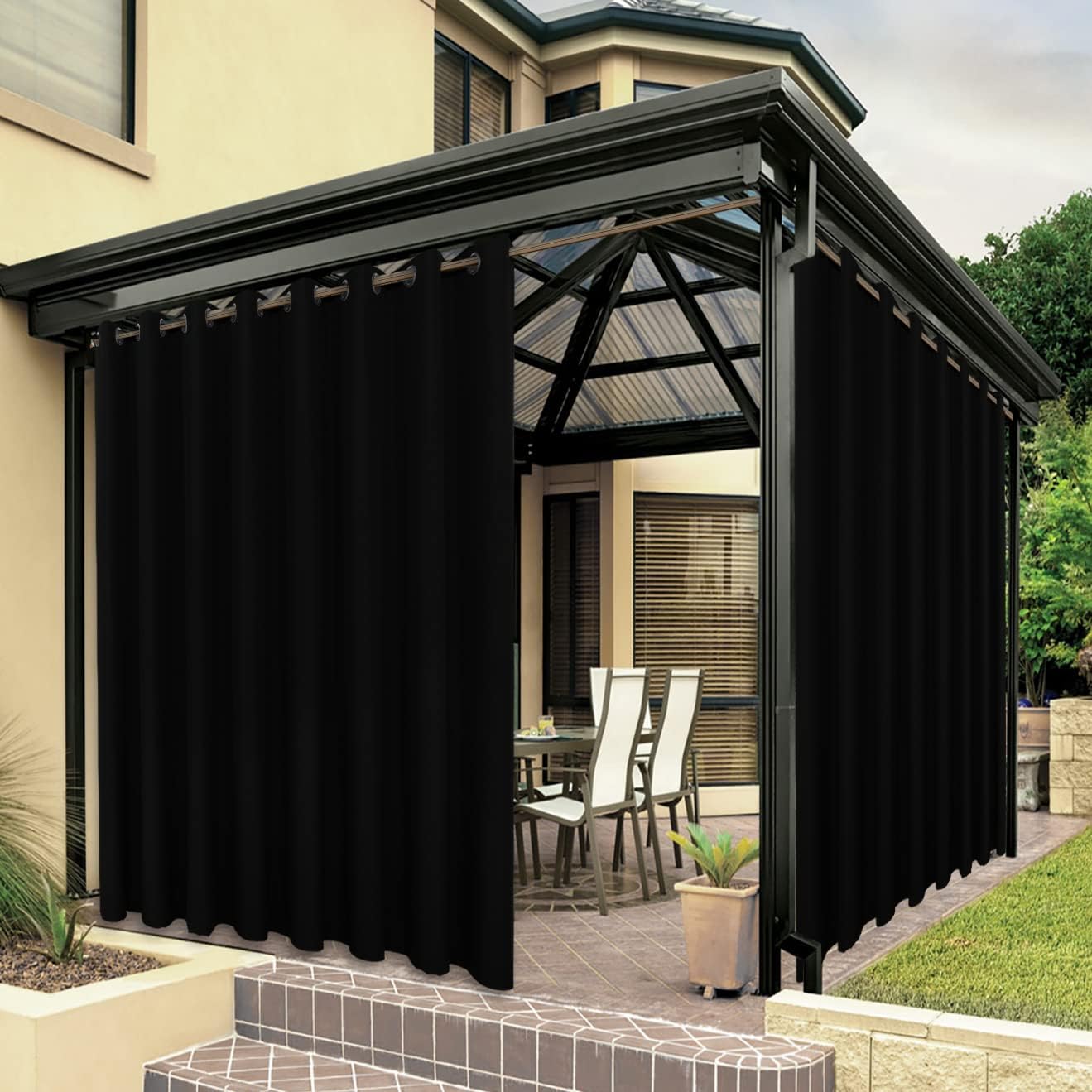 Outdoor Curtains for Patio Wat – обзор и цена Blackout Curtain Thick