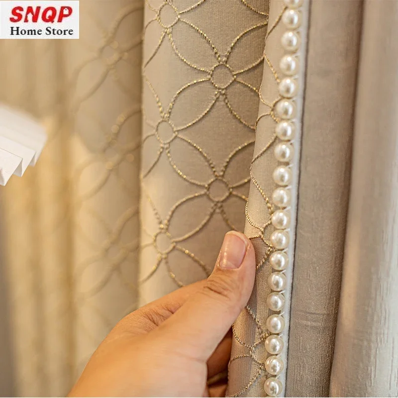 Luxury French Cream Soft Curta – обзор и цена Blackout Curtain Thick